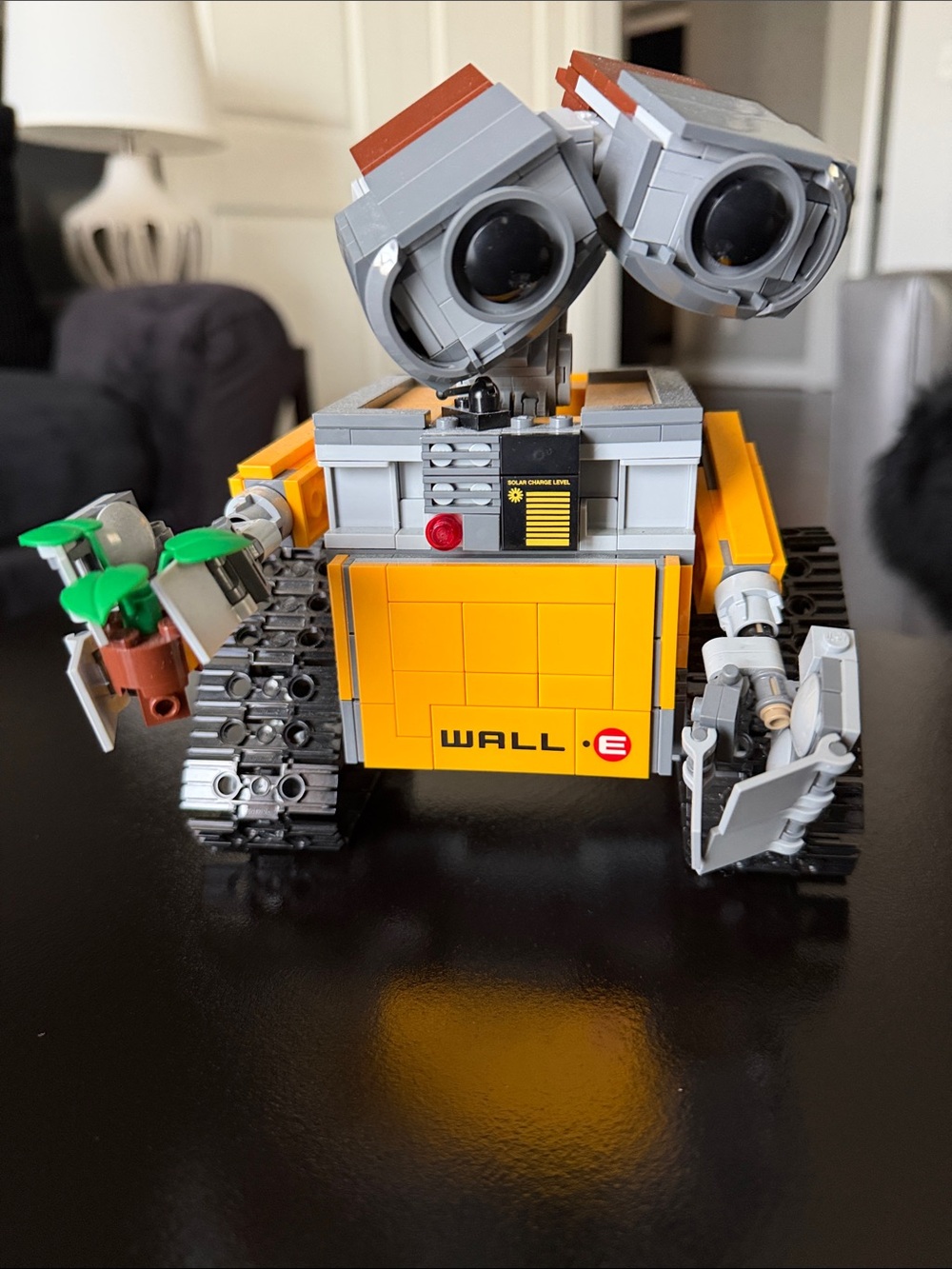 WALL•E LEGO-style Buildable Robot Figure in Yellow and Gray